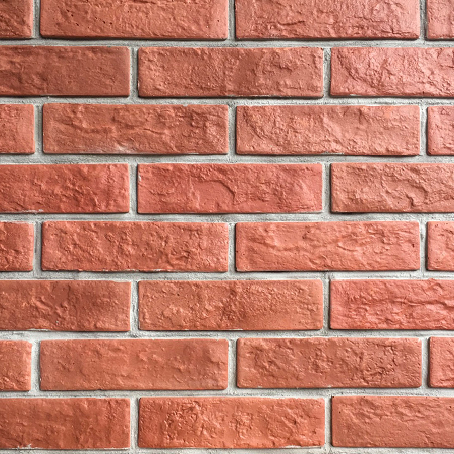 Gạch cổ phong thủy ốp tường màu cam HGC GT03