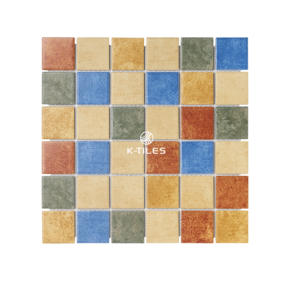 Gạch mosaic gốm sứ mix màu P48 M06 
