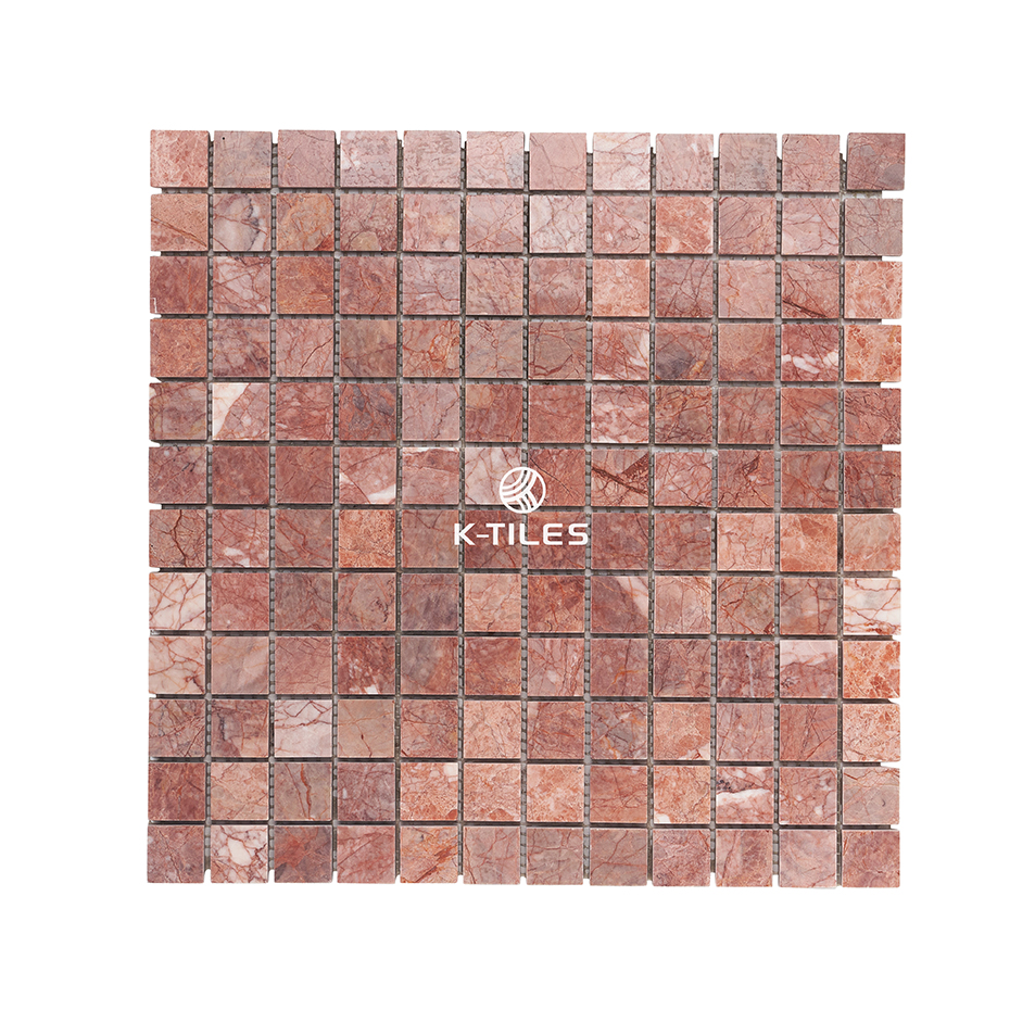 Gạch mosaic gốm vân đá nâu 