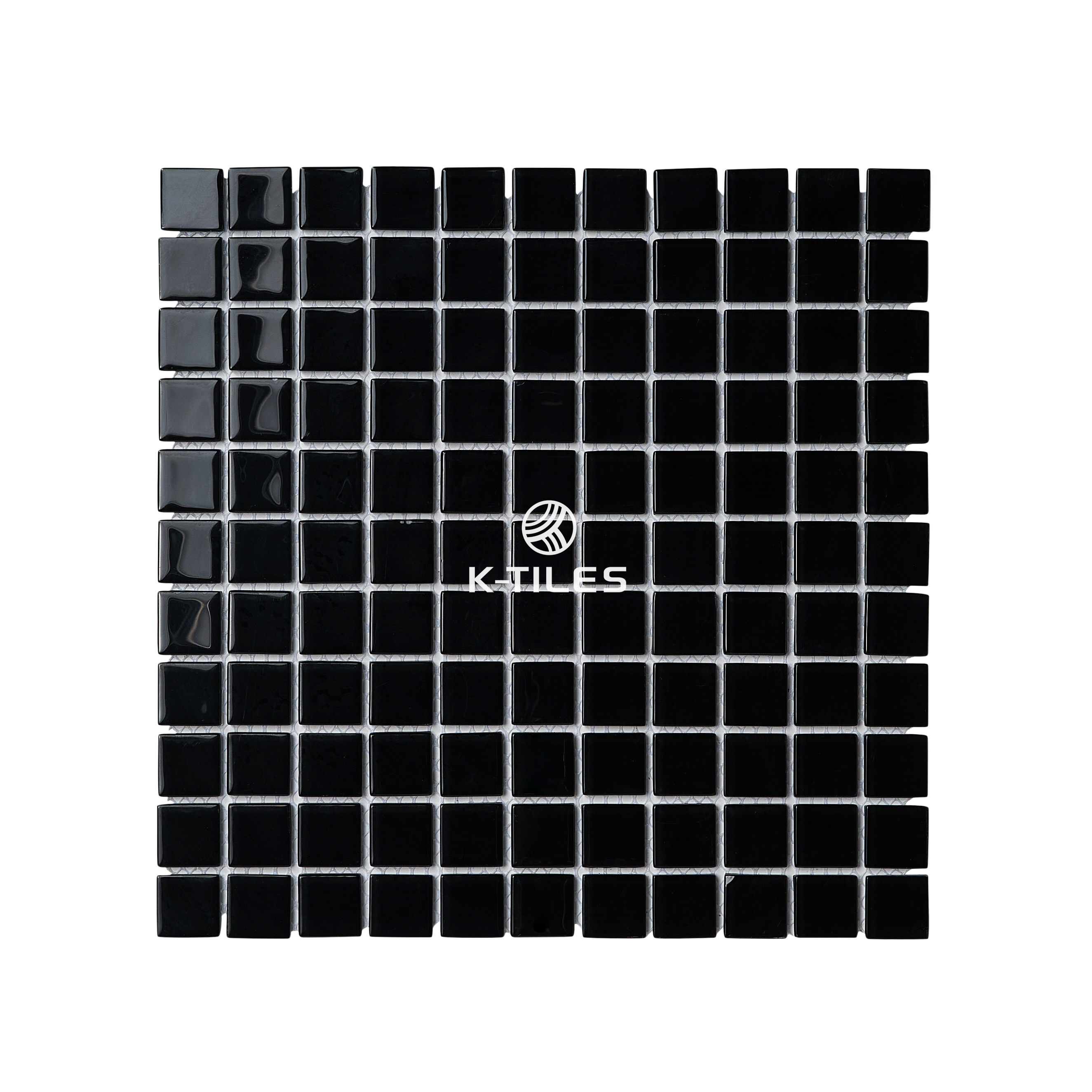 Gạch mosaic thủy tinh đen MH 2525