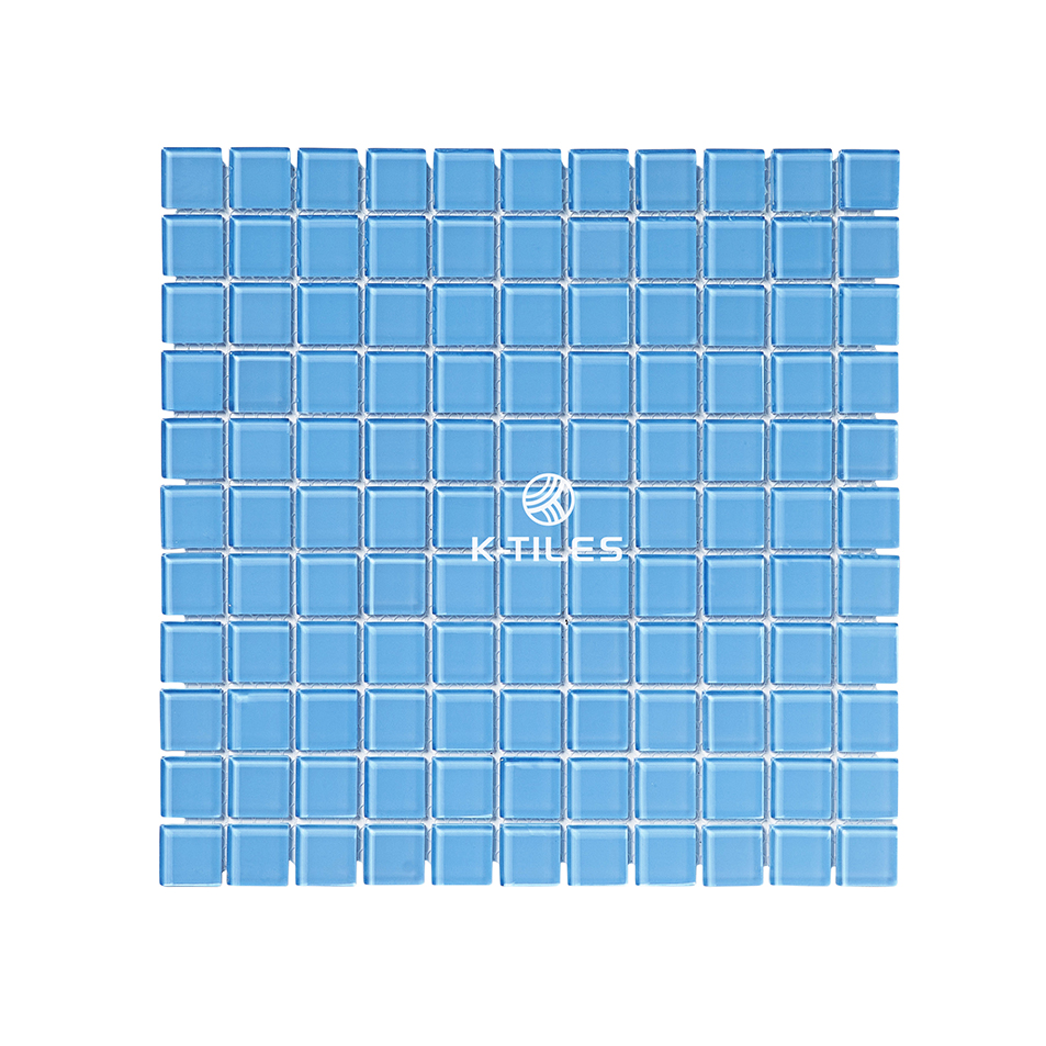 Gạch mosaic thủy tinh xanh da trời MH 2528 